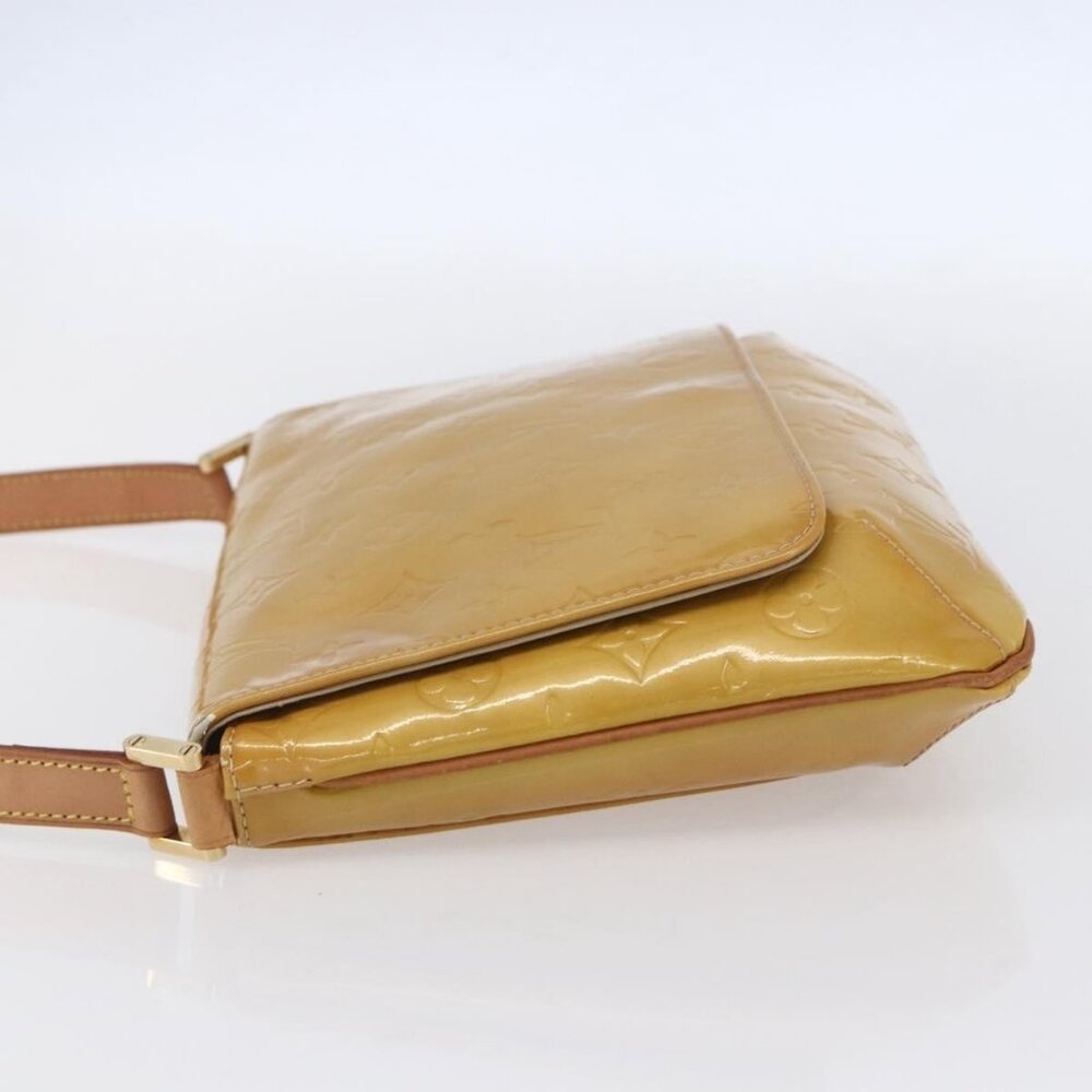Authentic LOUIS VUITTON Monogram Vernis Thompson Street Bag Beige M91301 LV - Picture 10 of 16
